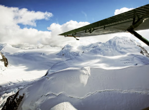 Mountains with snow Alaska