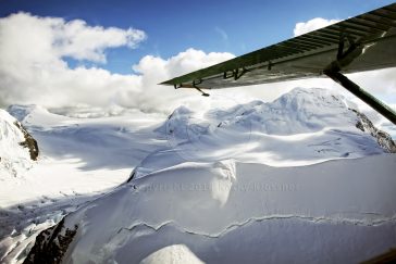 Mountains with snow Alaska