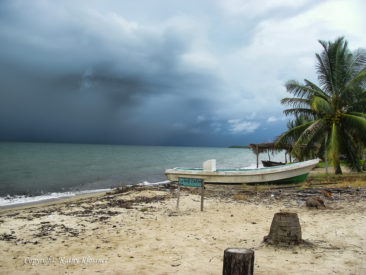 A Tropical Depression off Belize