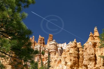 Airplane over Bryce Canyon