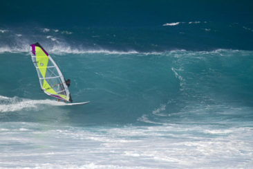 Pro sailboarder Maui