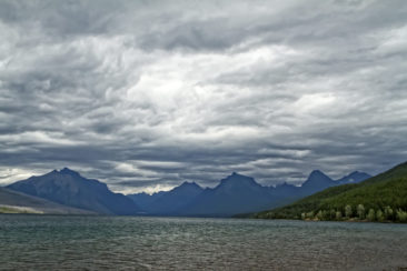 Storm over Lake McDonald Glacier Park