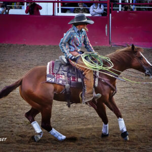 Cowgirl western riding