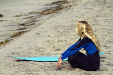 Blonde Surfergirl